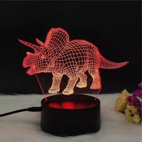 Annmore Veilleuse Enfant Prise Électrique LED Lampe de Nuit Dinosaure Lampe  Chev 